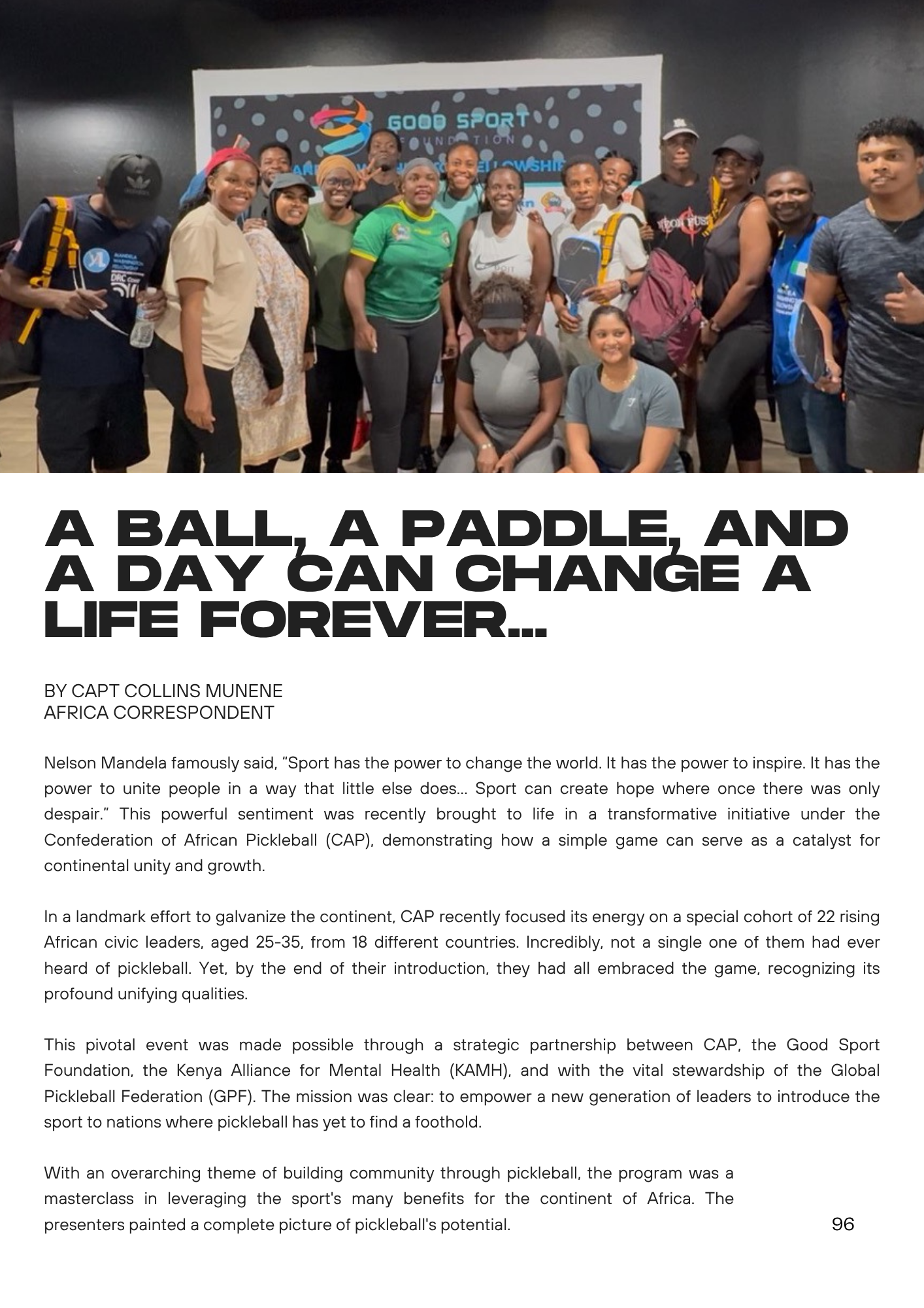World Pickleball Magazine #7 - August 2025: The English Open Preview and more
