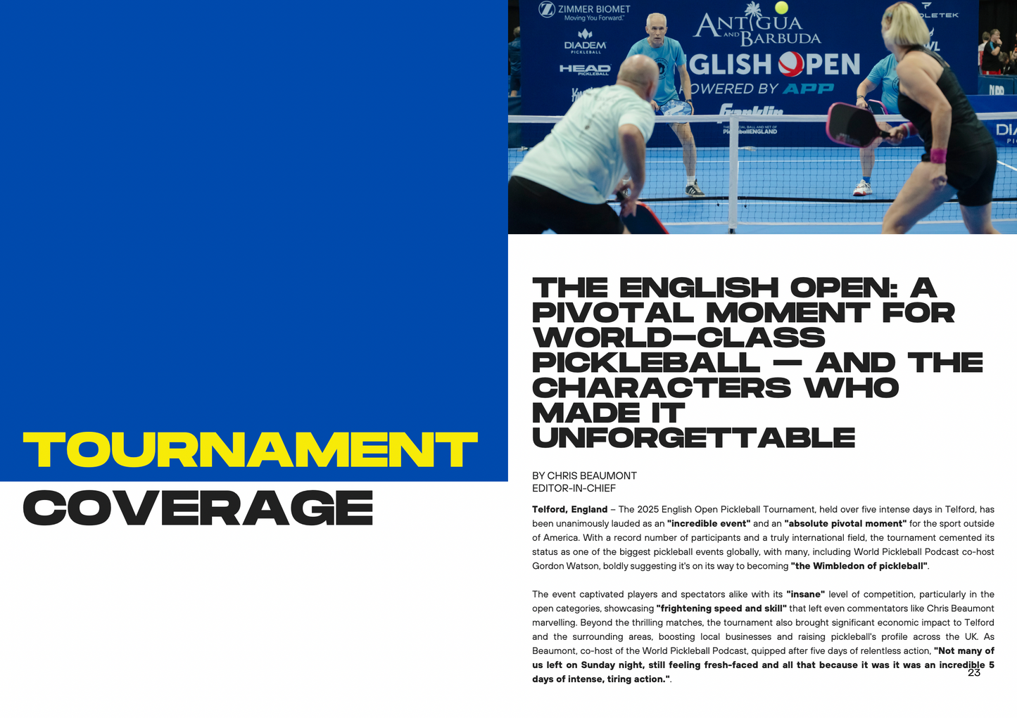 World Pickleball Magazine Issue #8 September 2025