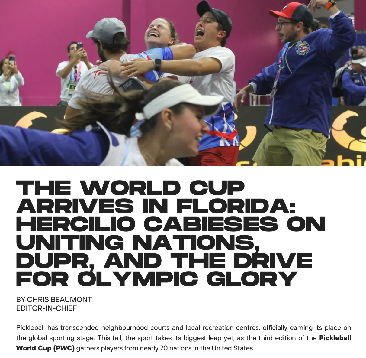 World Pickleball Magazine Issue #9: October 2025