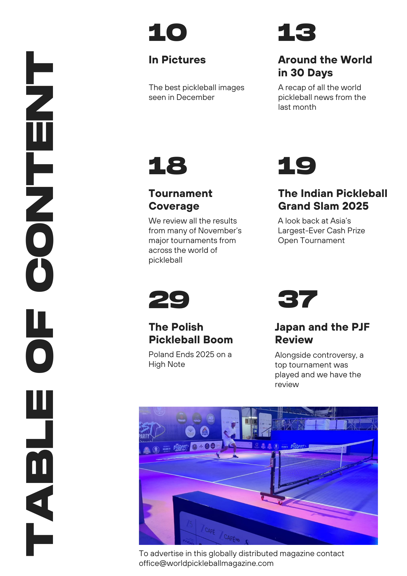 World Pickleball Magazine – January 2026 | Global Pickleball Stories