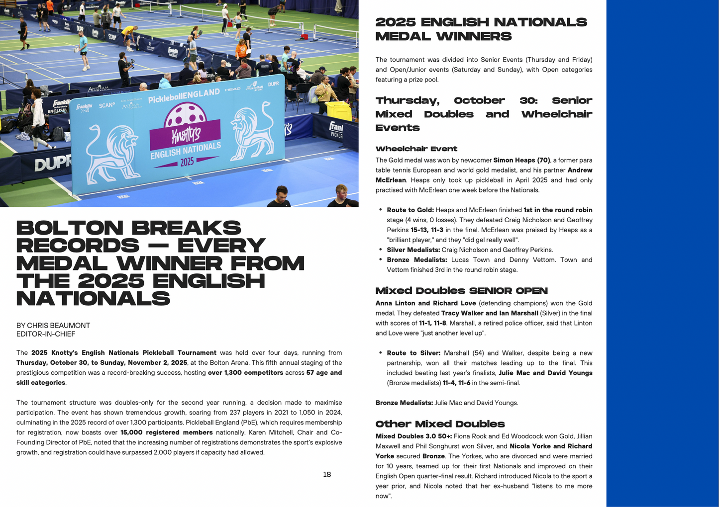 World Pickleball Magazine Issue #10: November 2025