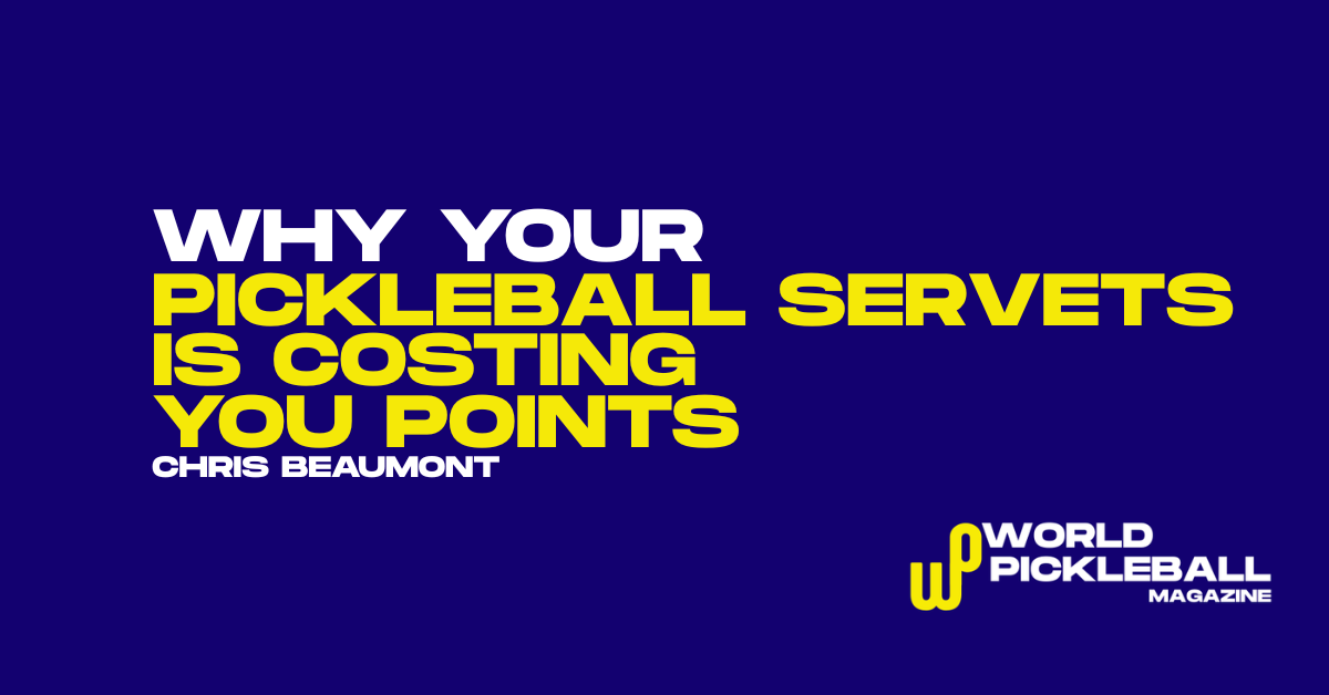 pickleball serve adjustment