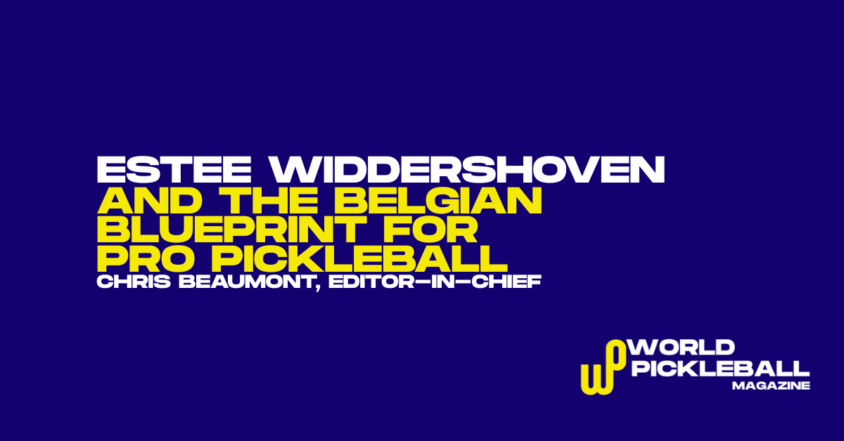 Estee Widdershoven pickleball