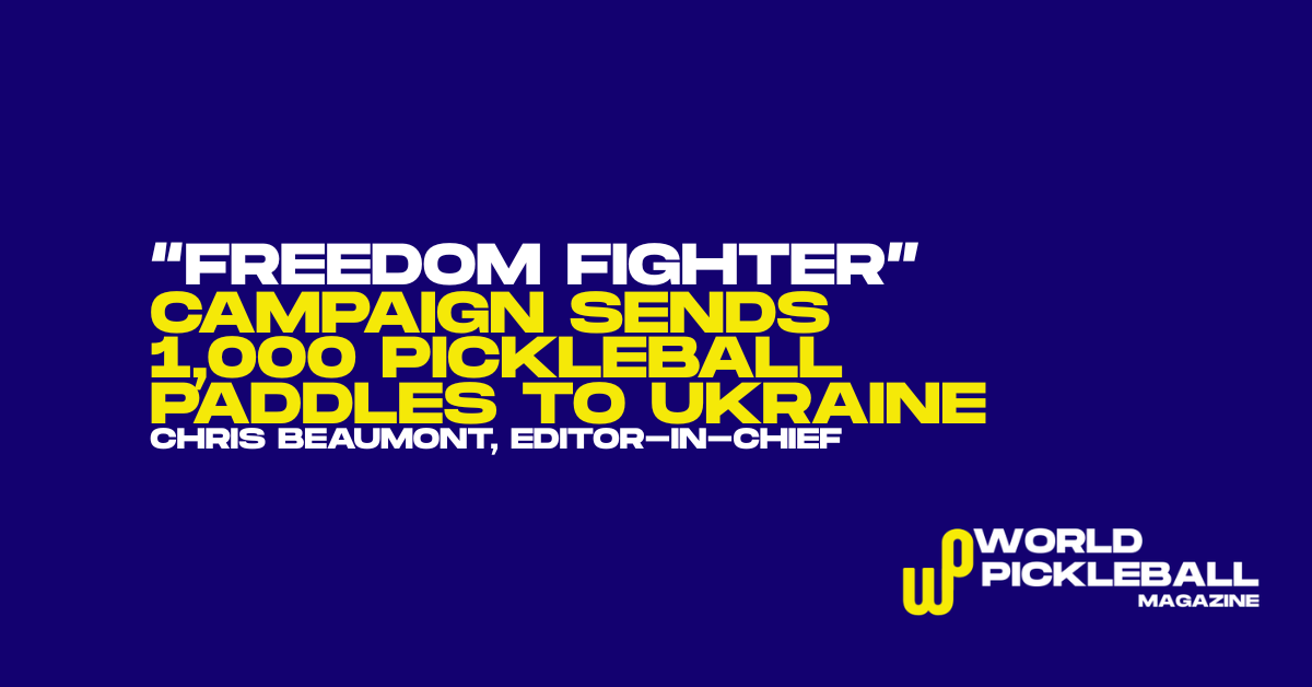 Freedom Fighter pickleball campaign