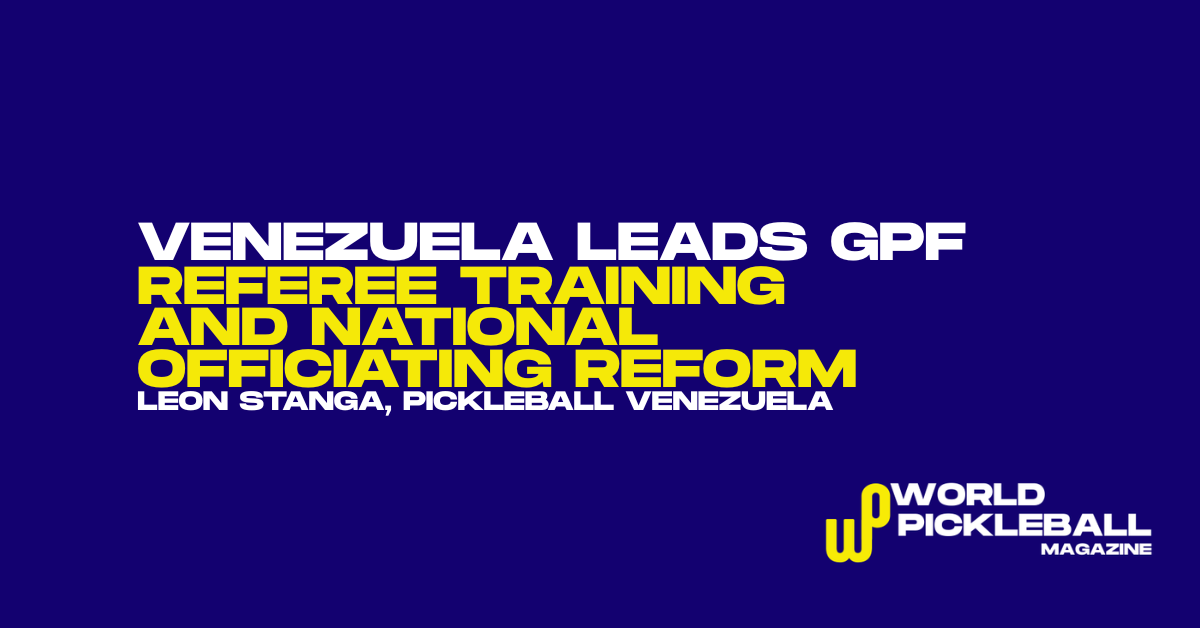 Global Pickleball Federation referee training