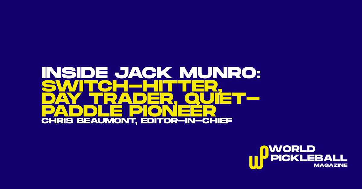 Jack Munro pickleball
