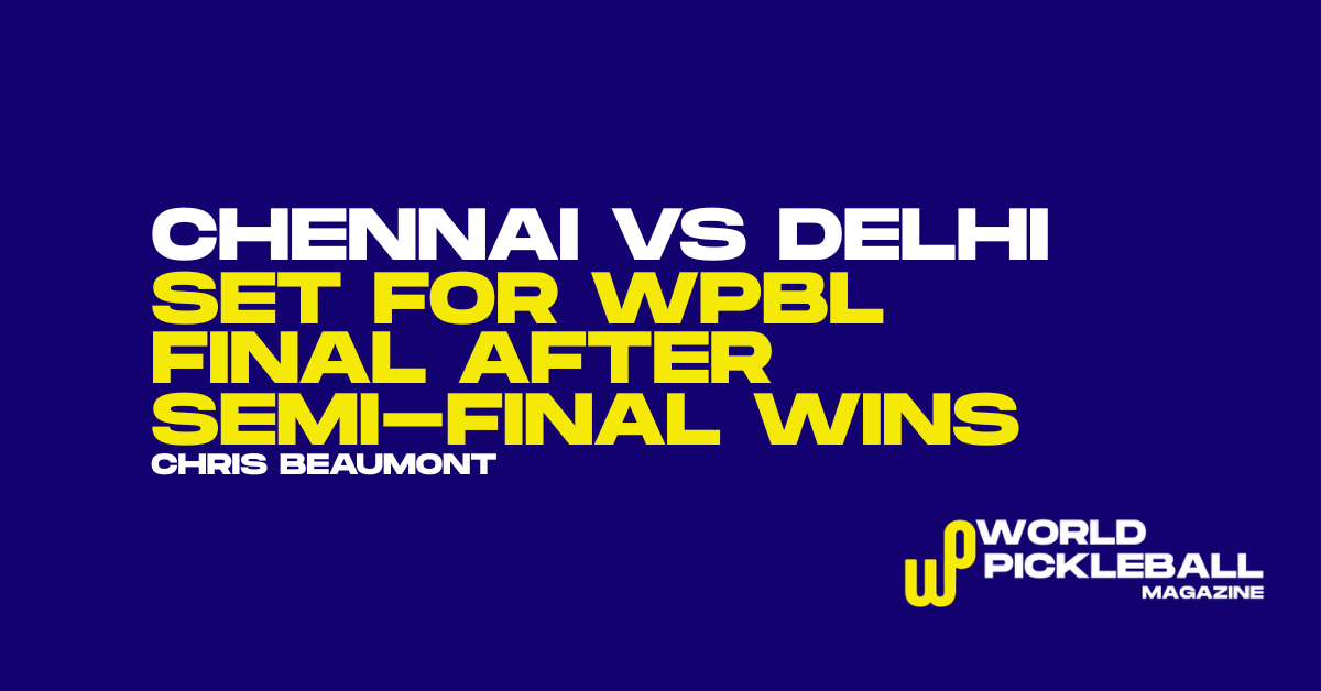 World Pickleball League final