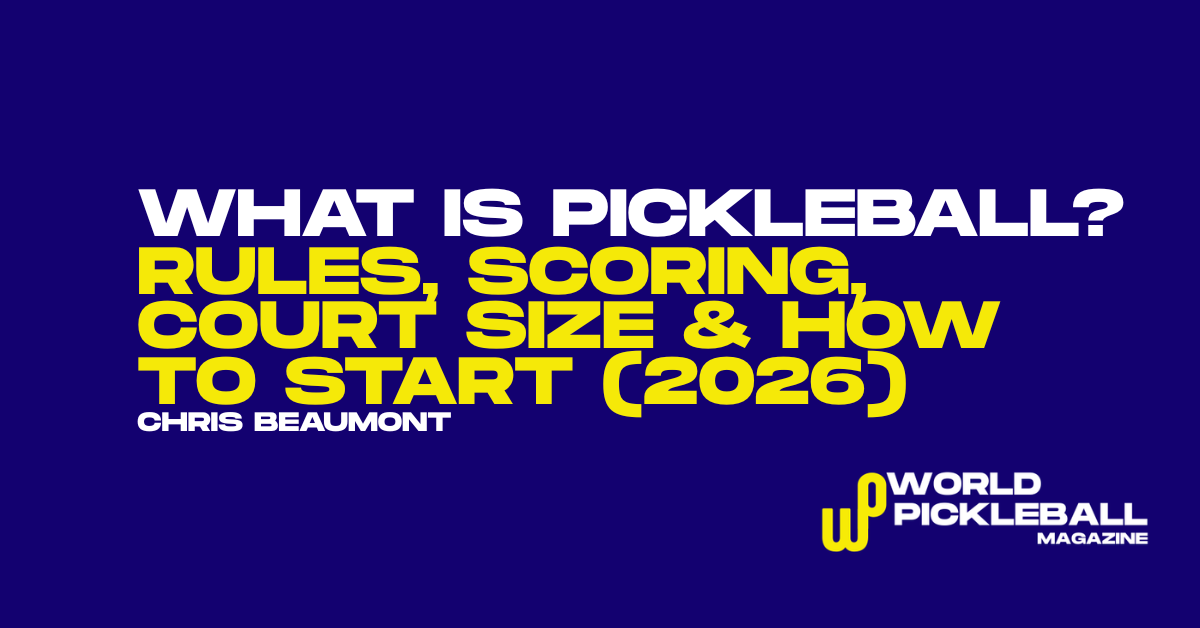 Pickleball court dimensions and kitchen layout