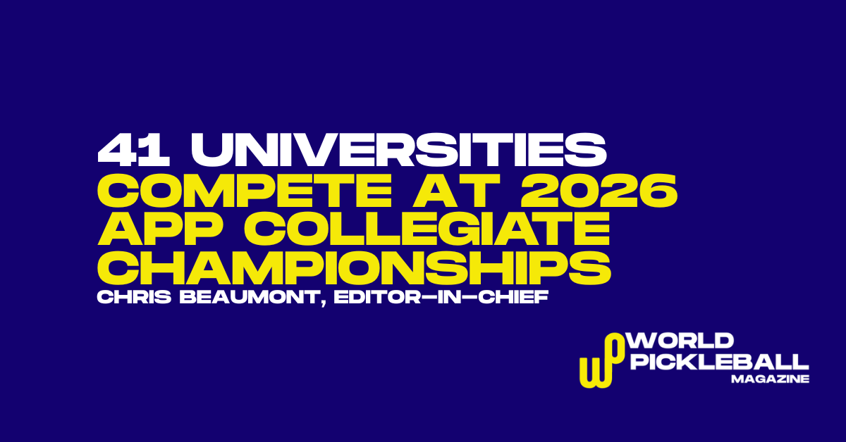41 Universities Head to Florida for 2026 APP Collegiate Championships