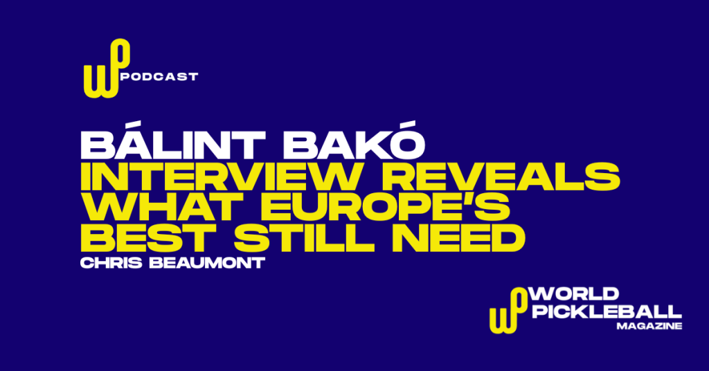 Bálint Bakó Interview Shows What Europe’s Best Still Need Most: Exposure