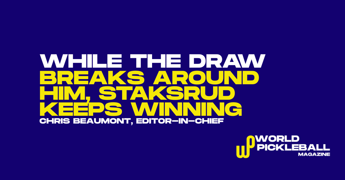 While the Draw Breaks Around Him, Federico Staksrud Just Keeps Winning