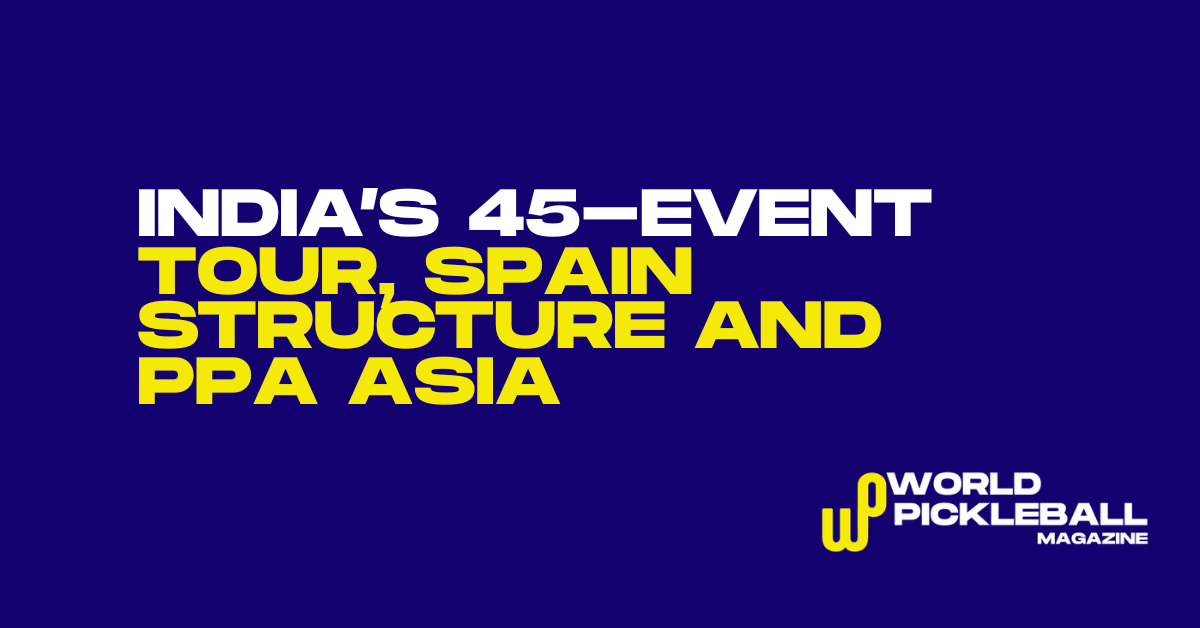 India pickleball tour