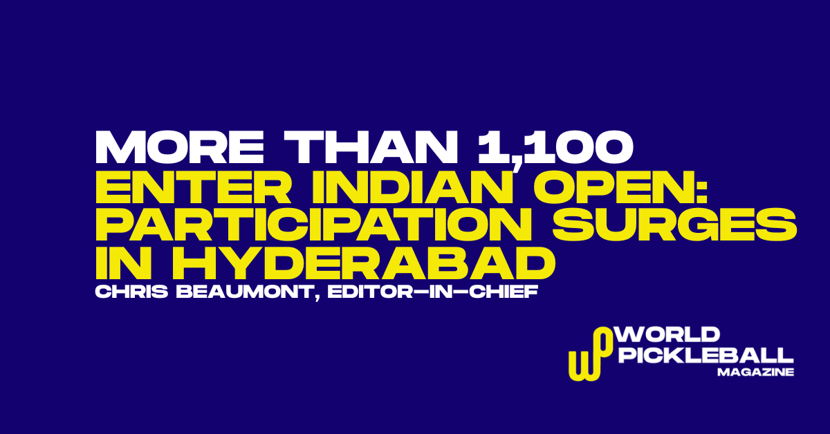 More Than 1,100 Enter Indian Open as Participation Surges in Hyderabad