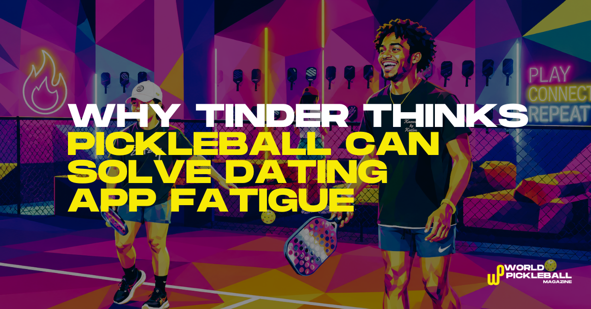 Why Tinder Thinks Pickleball Can Solve Dating App Fatigue