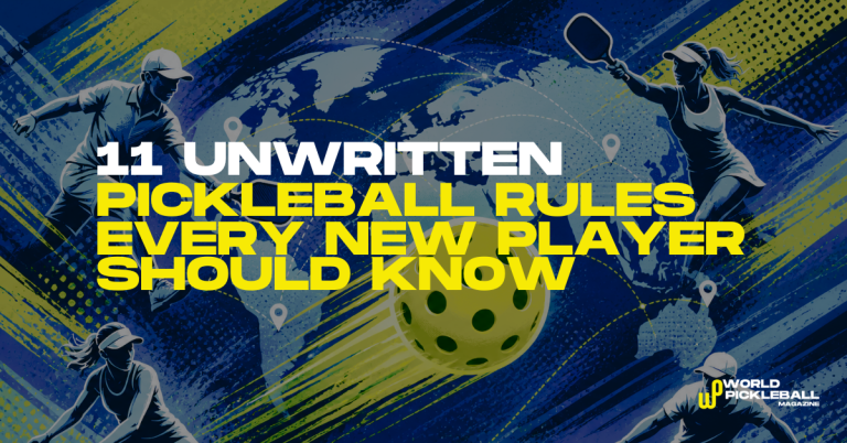 Unwritten pickleball rules guide for new players