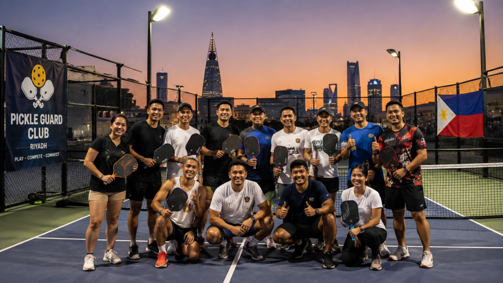 Filipino pickleball Riyadh